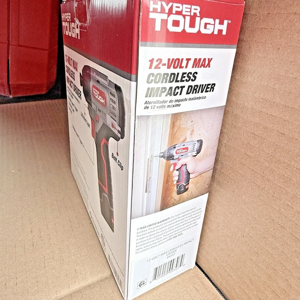 Hyper Tough 12V Max Cordless Impact Driver w/ 1.5ah Batter + Charger